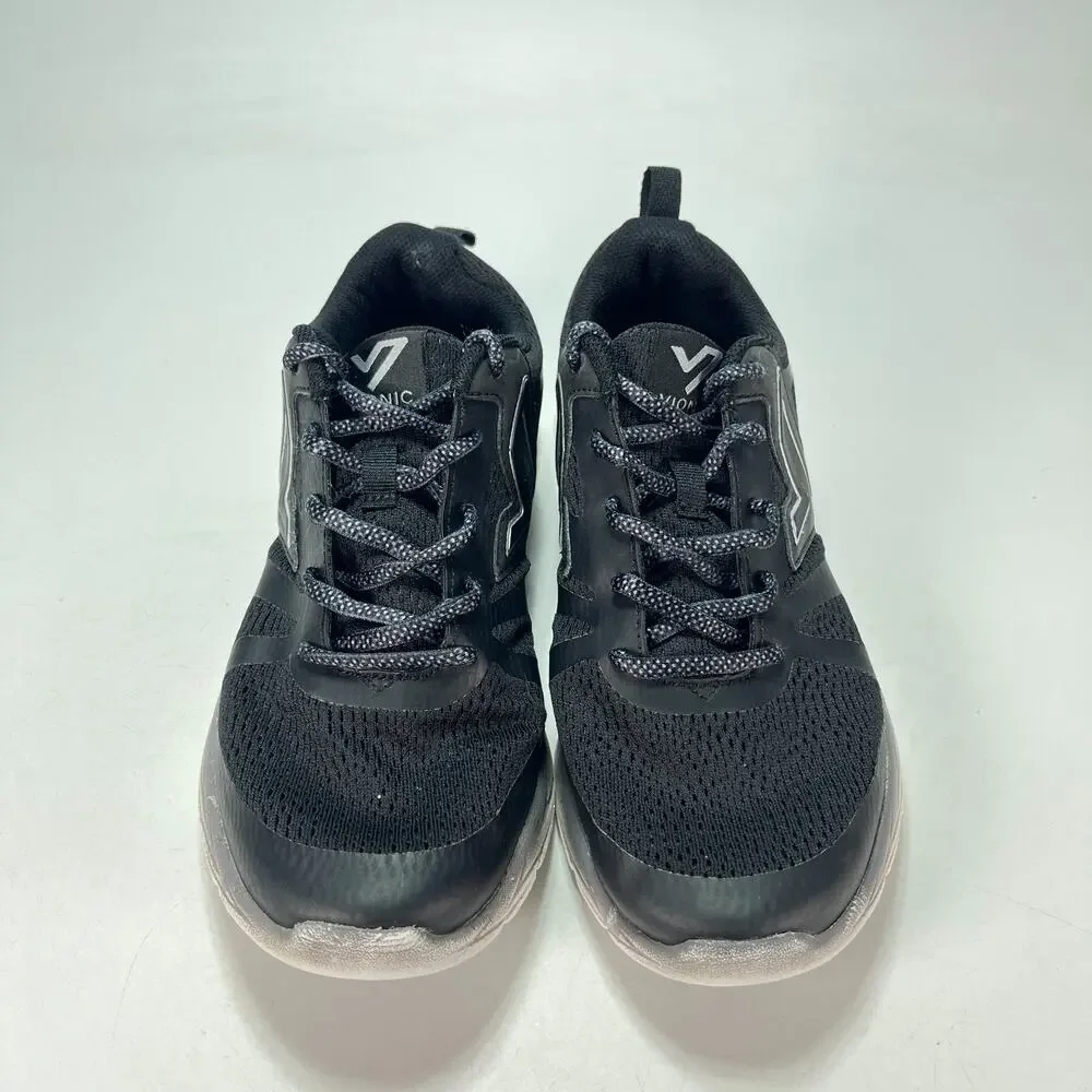 Vionic 335 Miles Black Active Casual Walking Shoes Sneakers Women's Size 8